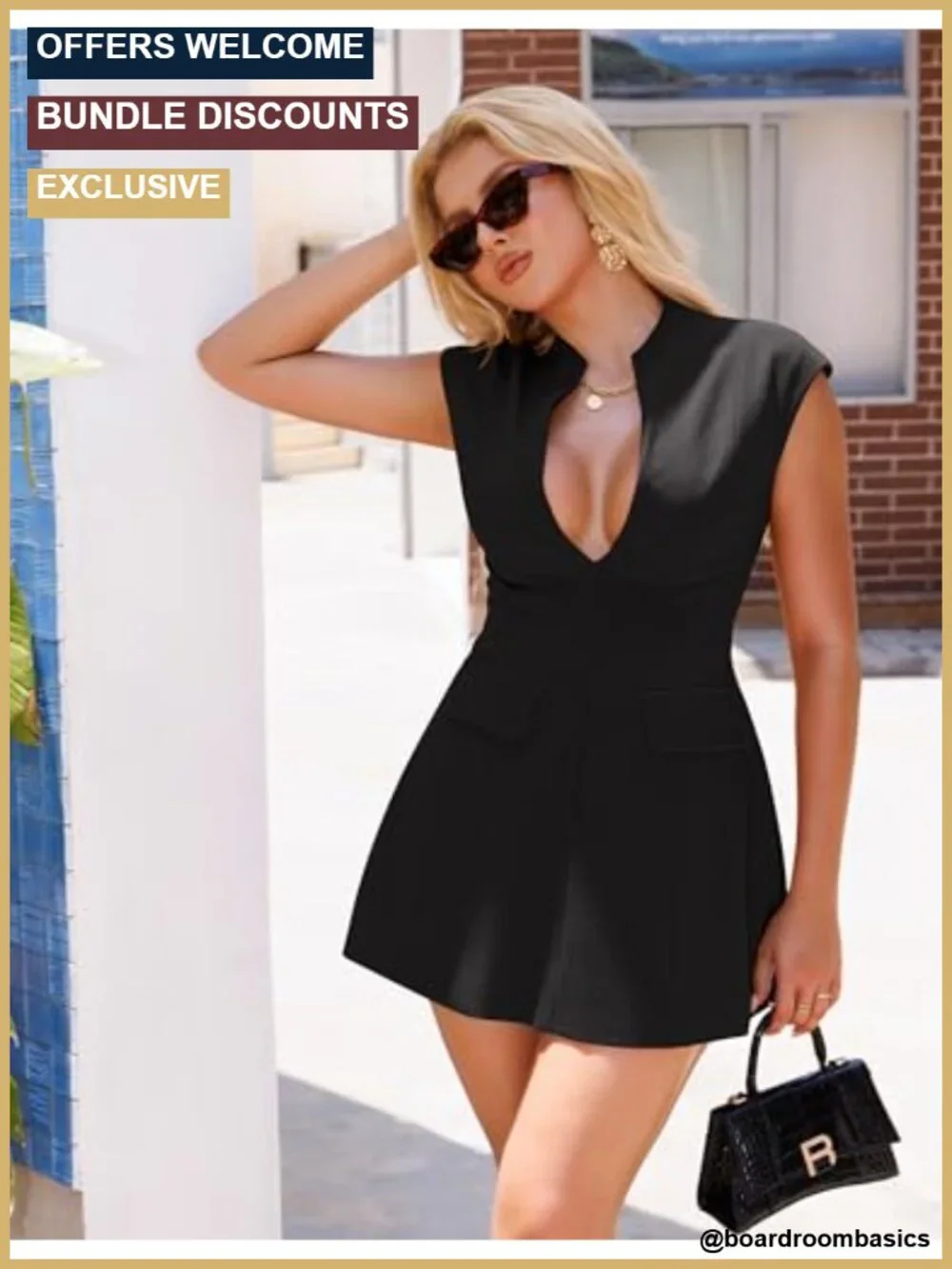 Sexy V Neck Cap Sleeve A-line Mini Club Party Dress with Back Zipper, Double